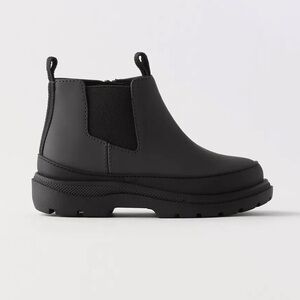 Zara boys gray black boots